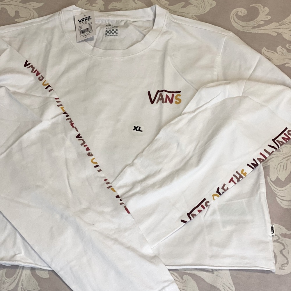 Long Sleeve Crop T-shirt - Vans